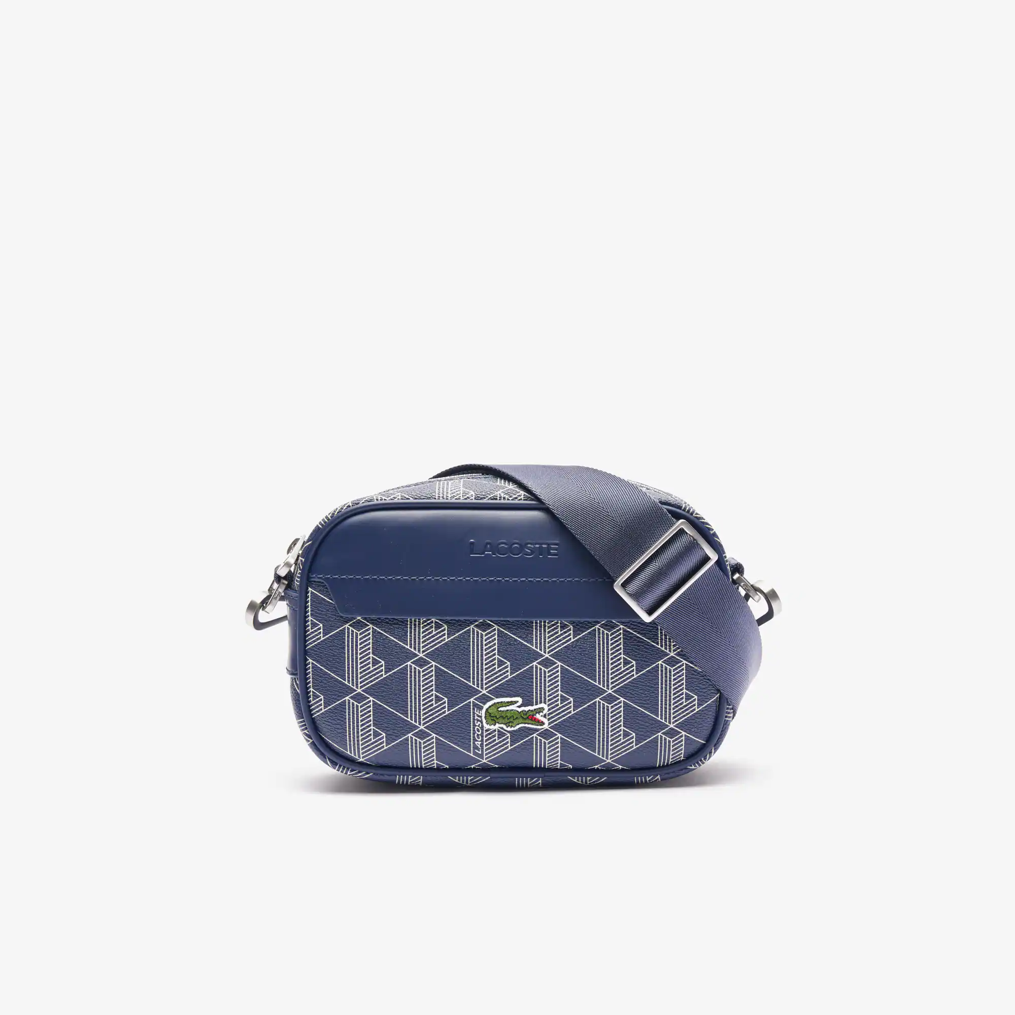 Kleine Umhängetasche The Blend mit genarbtem Effekt Umhängetaschen & Gürteltaschen - Blau - Lacoste - Herren