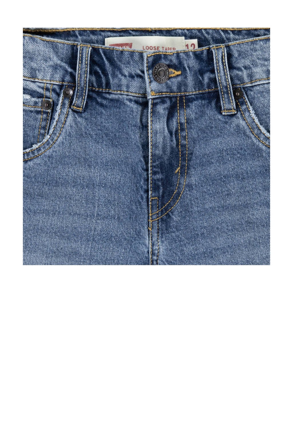 Levi's Kids loose fit straight leg jeans light blue denim