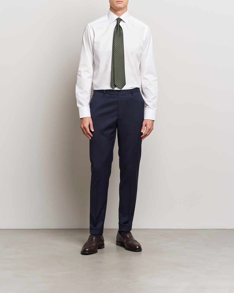 Eton Slim Fit Oxford Shirt White