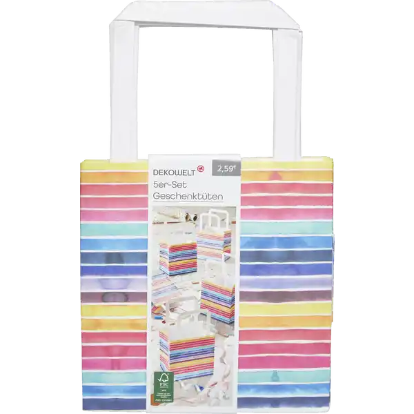 5er-Set Geschenktüten bunt