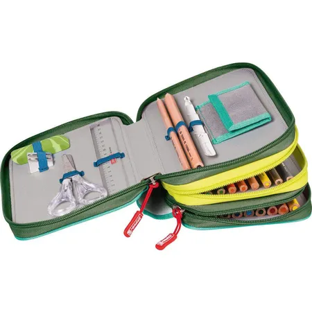 BRUNNEN Schüler-Triple-Etui gefüllt Dinosaurier
