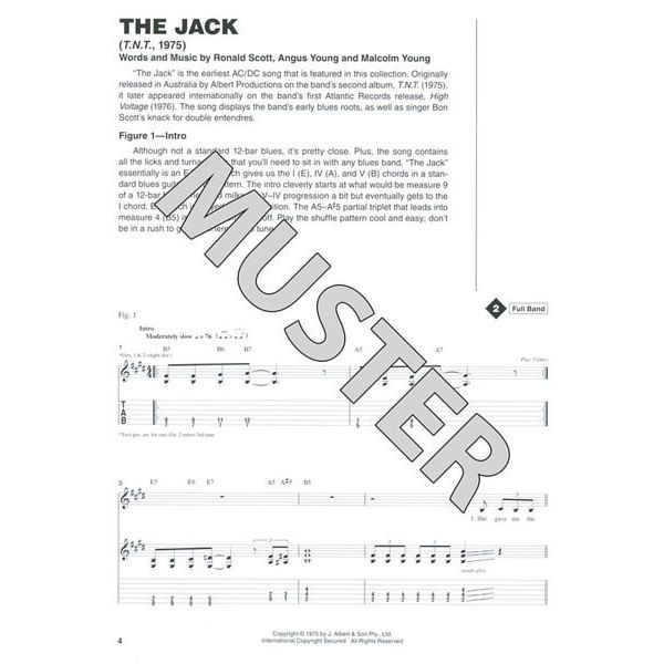 Hal Leonard AC/DC Guitar Signature Licks