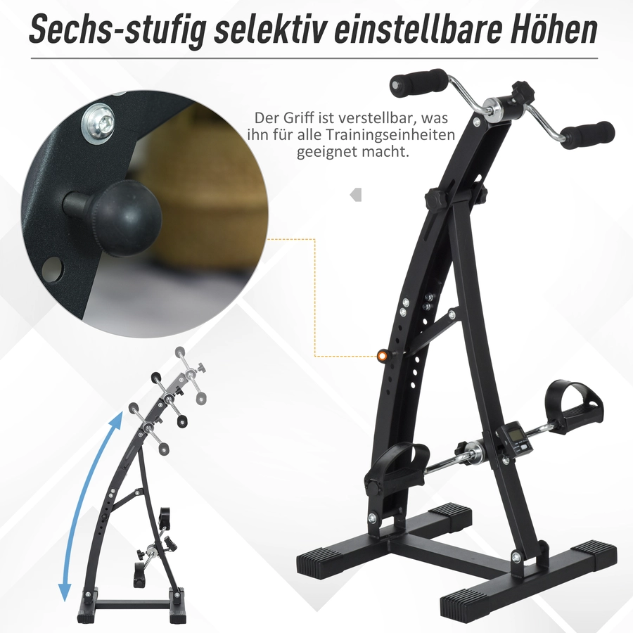 HOMCOM Bewegungstrainer für Senioren schwarz