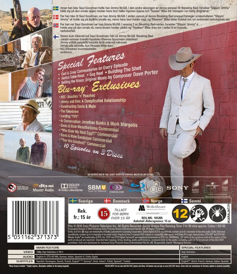 Better Call Saul - Sæson 2 - Blu-Ray