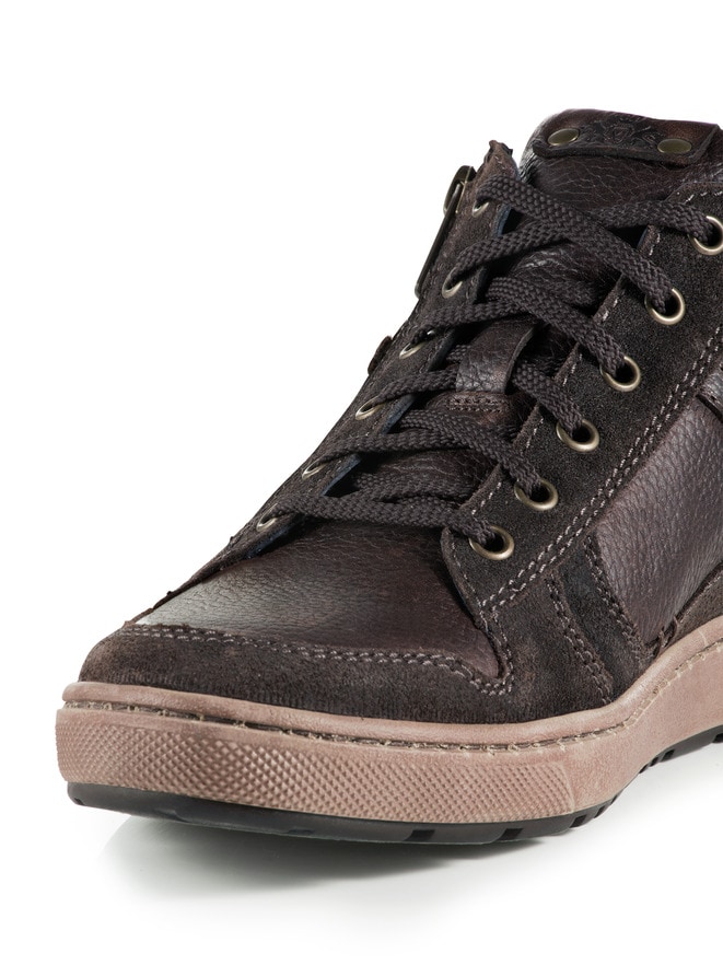 Kalbleder-Schnürer High Top