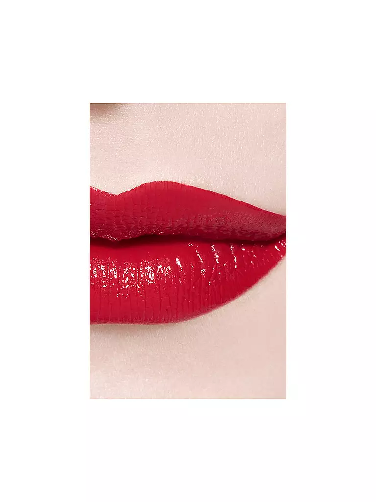 CHANEL  DER FEUCHTIGKEITSSPENDENDE, AUFPOLSTERNDE, HOCHGLÄNZENDE UND FARBINTENSIVE LIPPENSTIFT MIT LANGEM HALT. 3G rot
