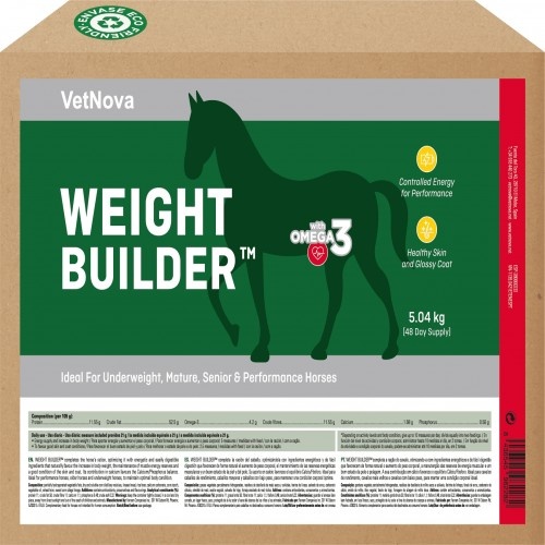 Suplemento Vetnova WEIGHT BUILDER para cavalos