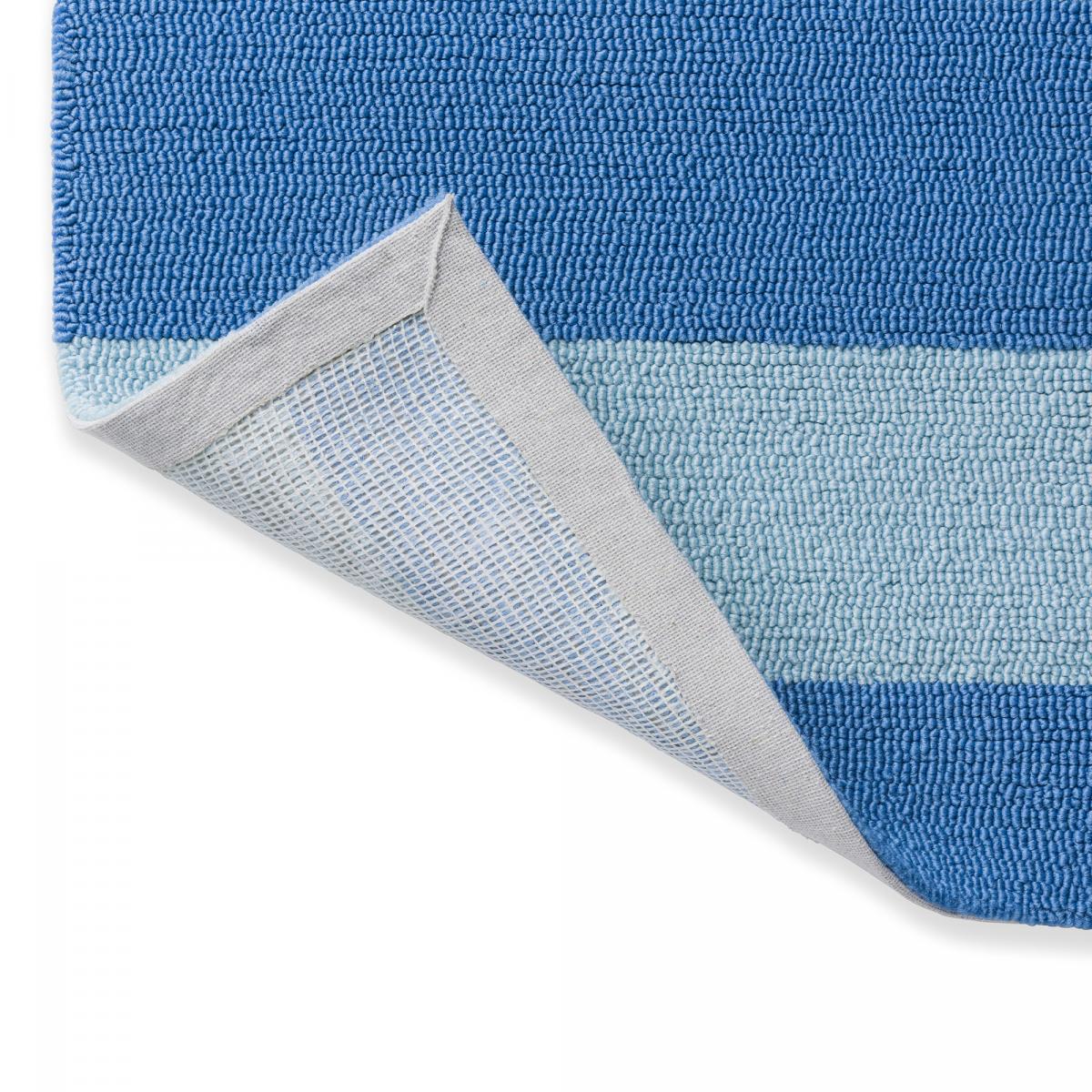 Tapis extérieur bleu 140x200 cm