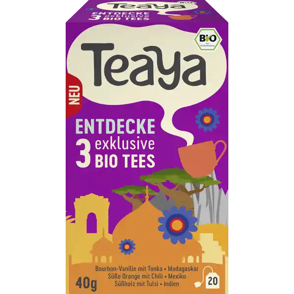 Bio Tee Set Selektion aus 3 Sorten