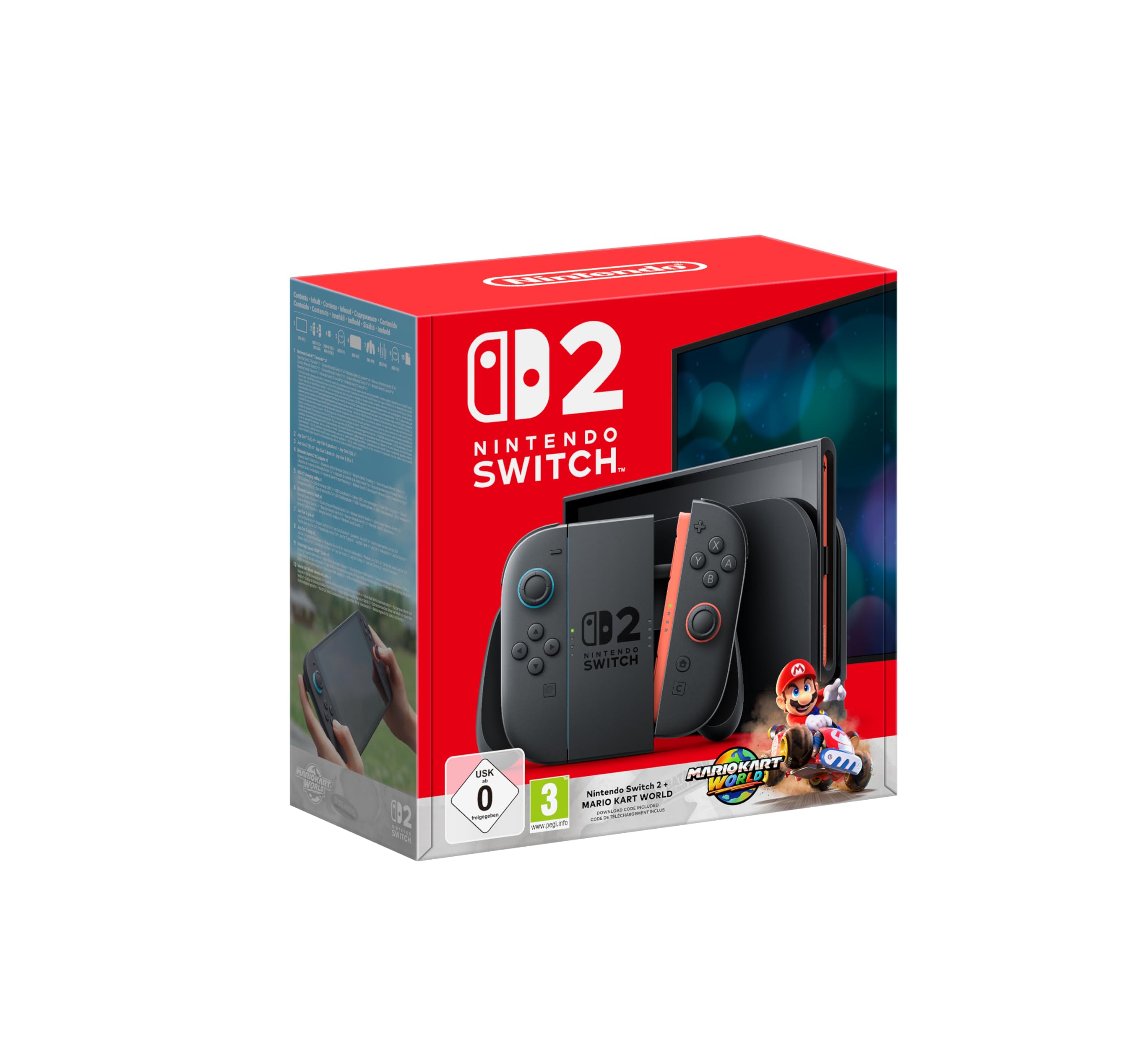 Nintendo Switch 2 + Mario Kart World - Marque Couleur tbd Caractéristiques Embarquez pour des courses