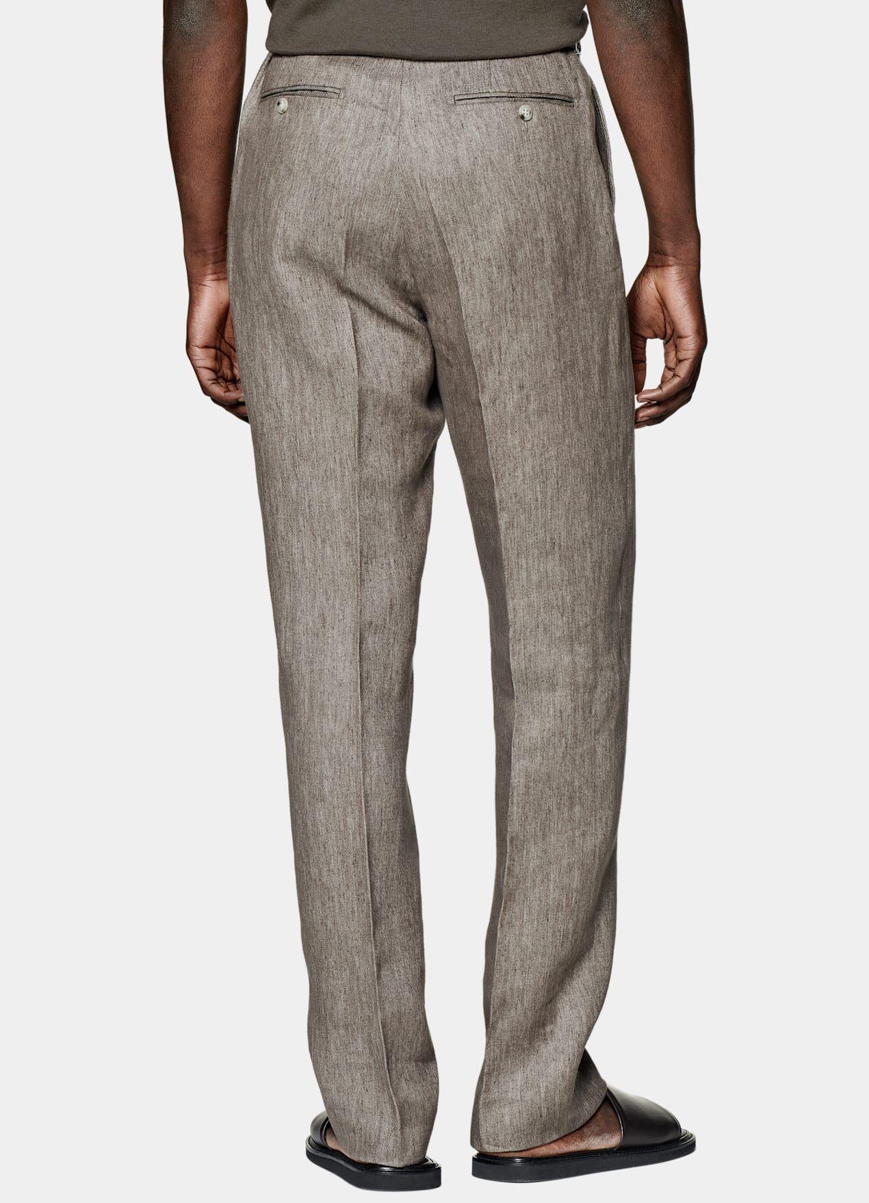 Pantalon Wide Leg Straight taupe