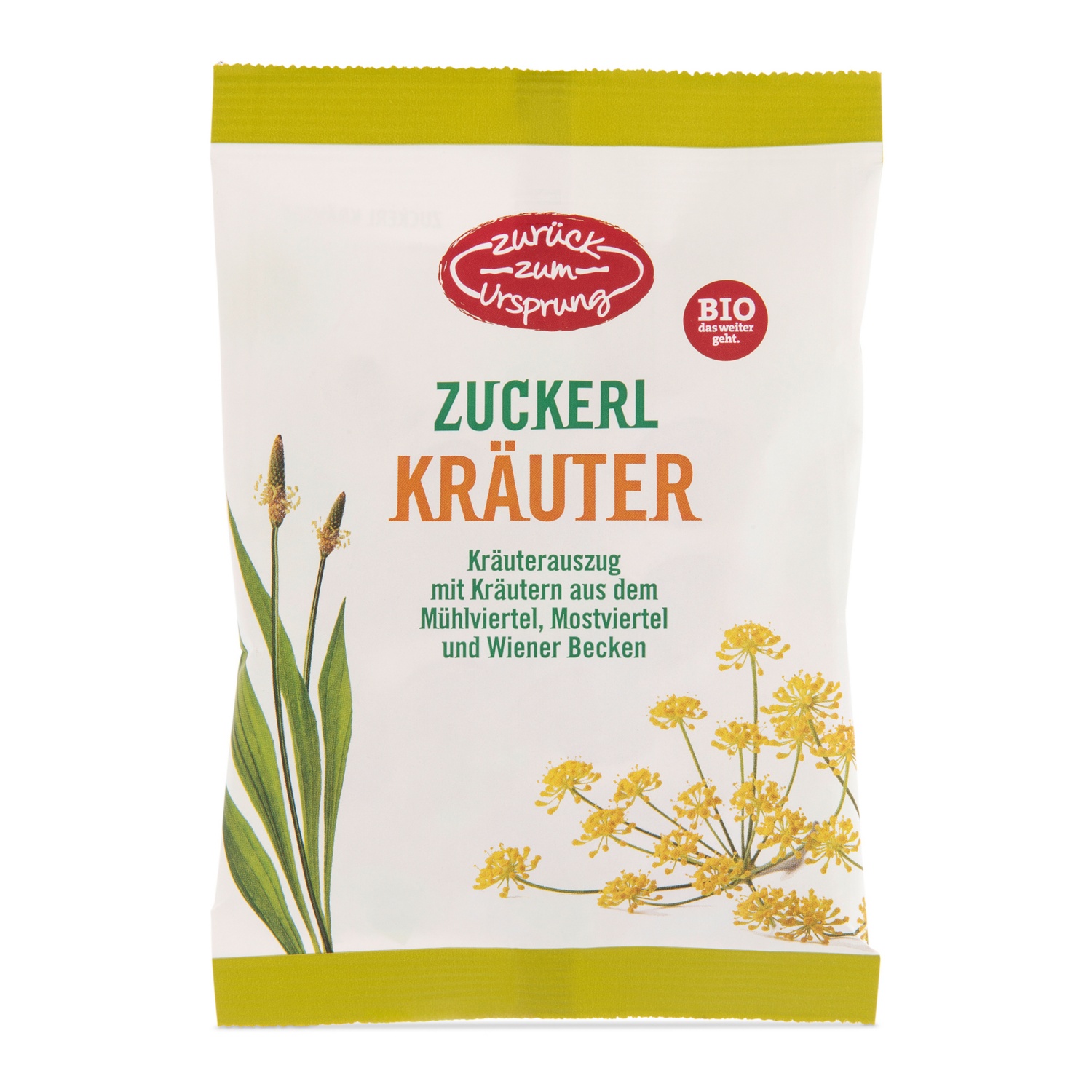 ZURÜCK ZUM URSPRUNG Kräuterbonbons, Bergkräuter 85 g