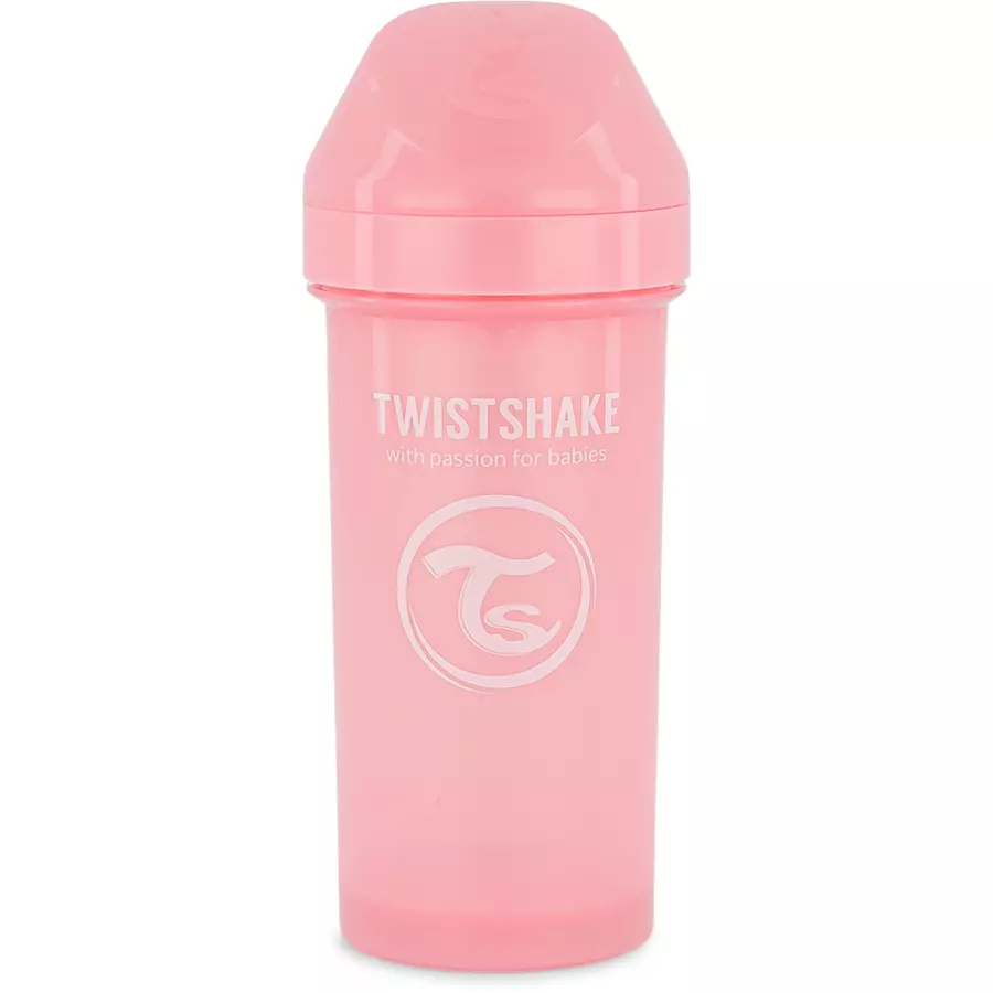 TWISTSHAKE Trinkbecher Kid Cup 360ml pastell rosa