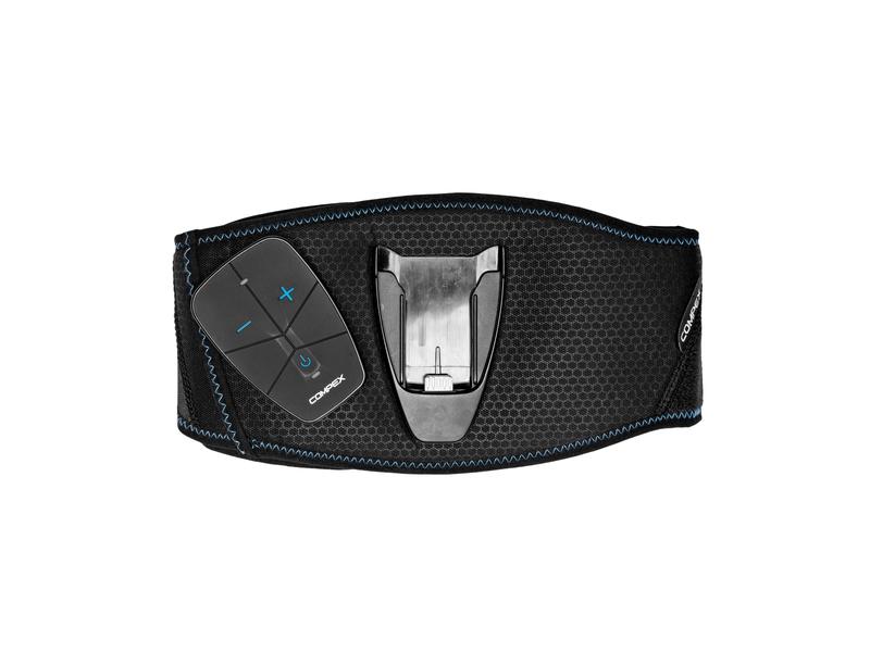 Compex Elektrostimulationsgerät Corebelt 5.0 Set S/M App-Gesteuerter Gürtel für Bauch und unteren Rücken