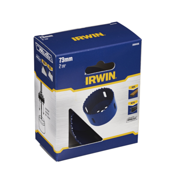 Irwin bi-metalen gatenzaag Ø73mm (voor diverse materialen zoals metaal en hout)