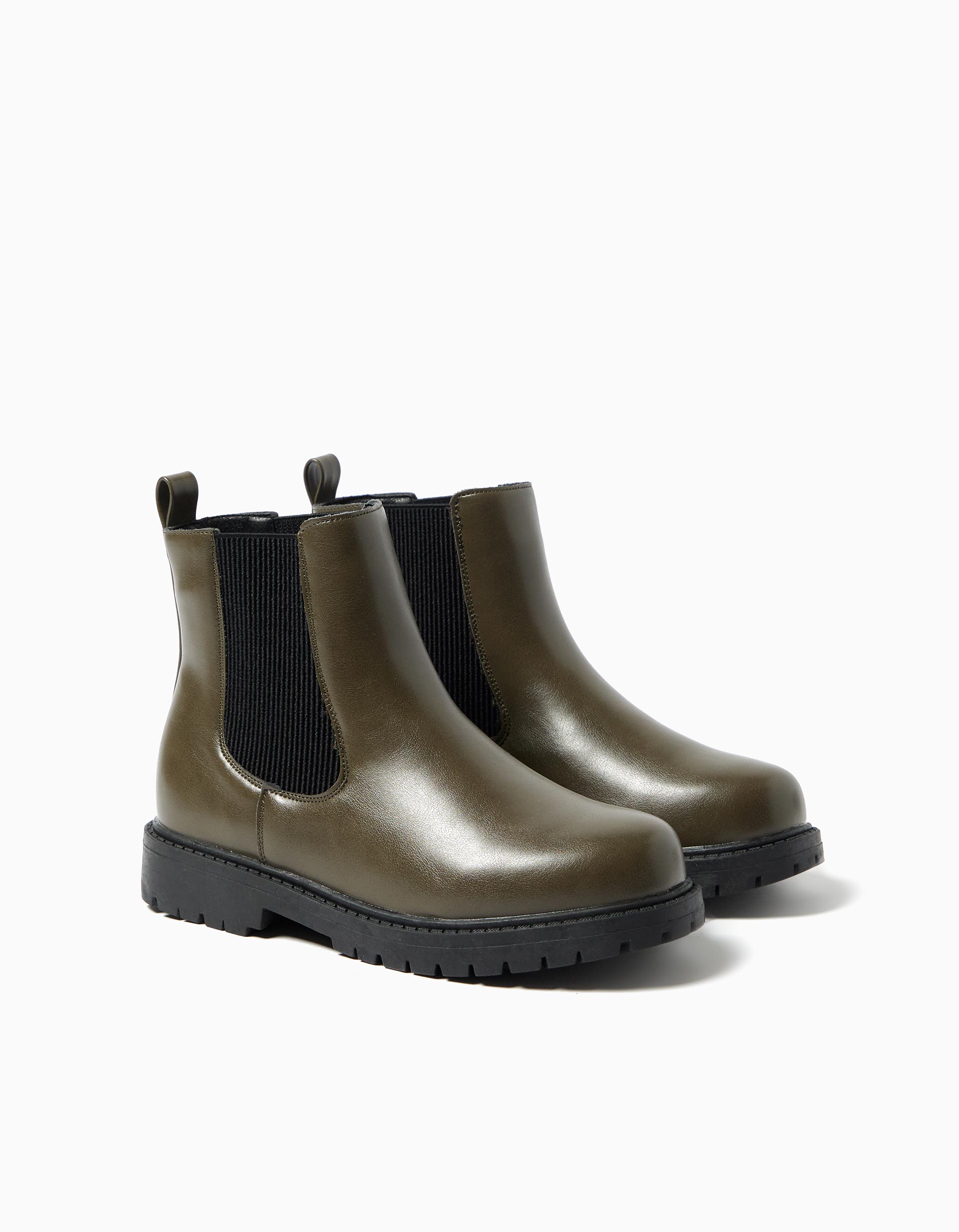 Botas, Menina, Verde