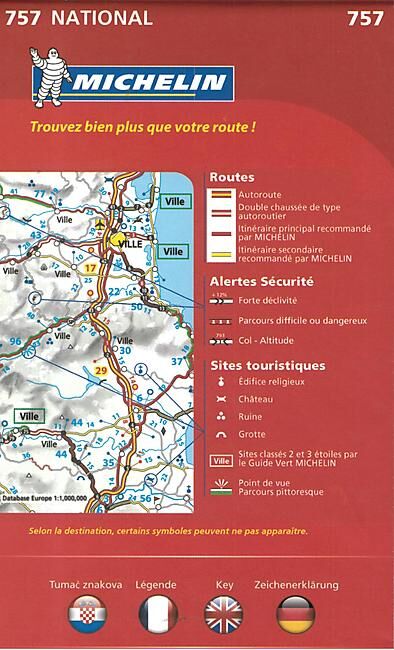 MICHELIN - 757 CROATIE 1 750 000