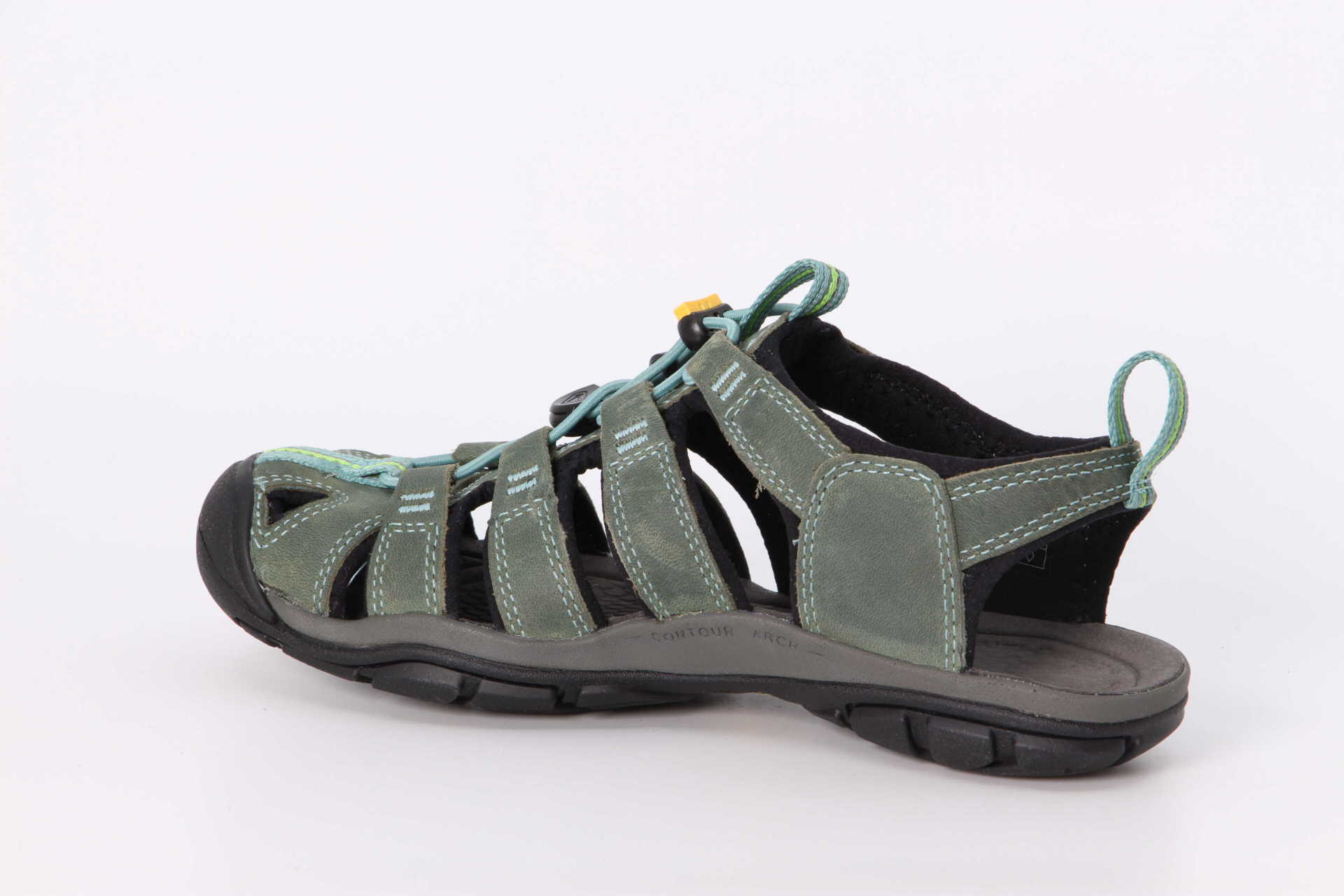 Keen Clearwater CNX Leather mineral blue / yellow