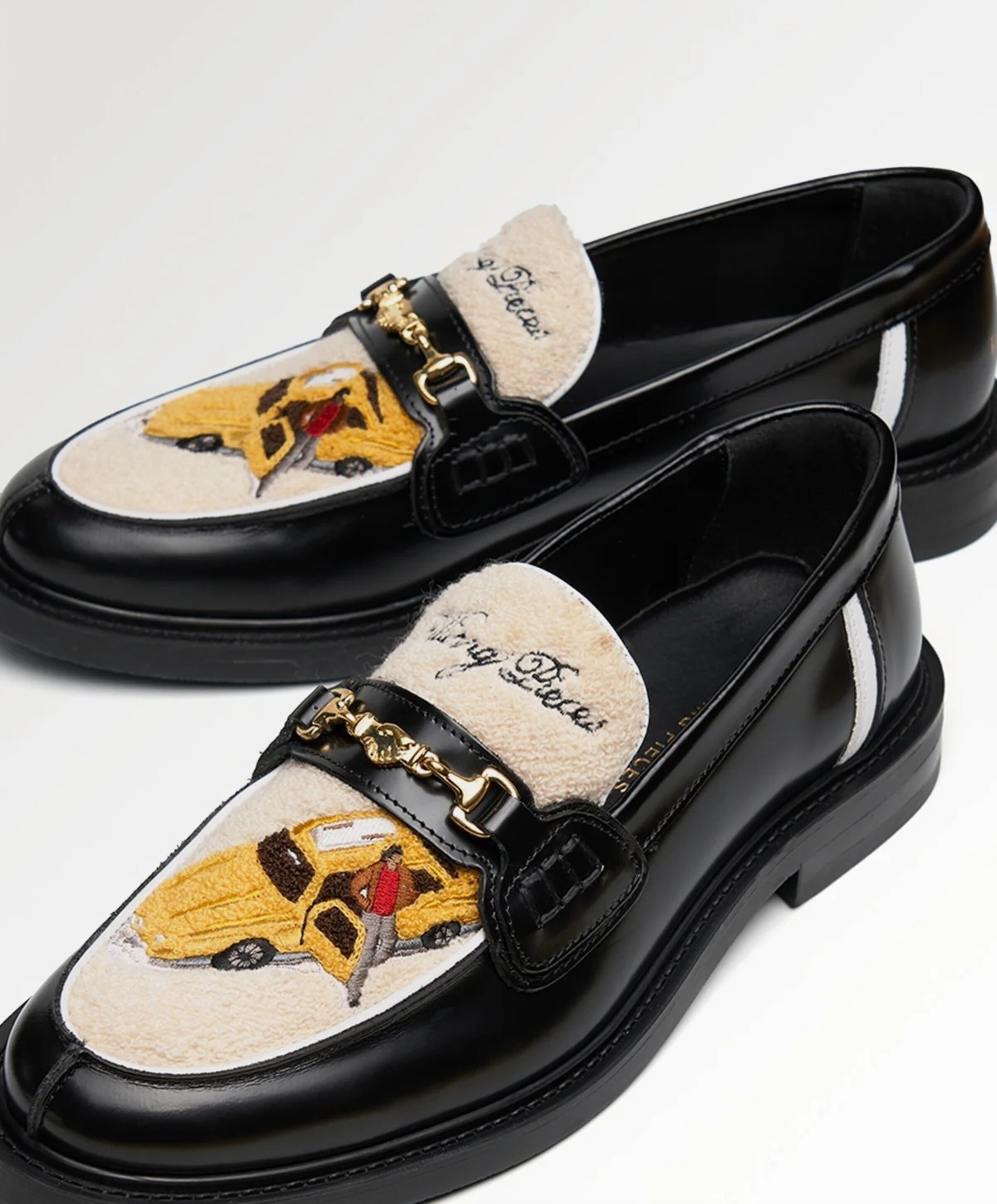 Filling Pieces Loafer Yellow Cab heren mocassins zwart