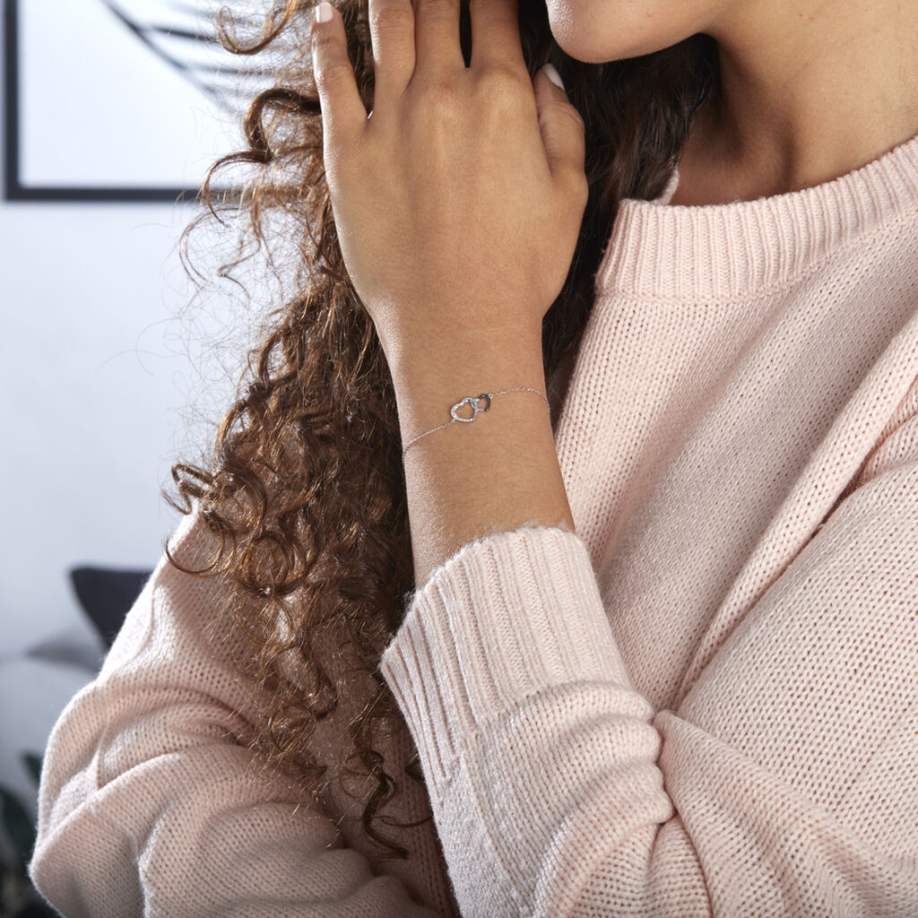 Bracelet Silana Or Blanc Diamant