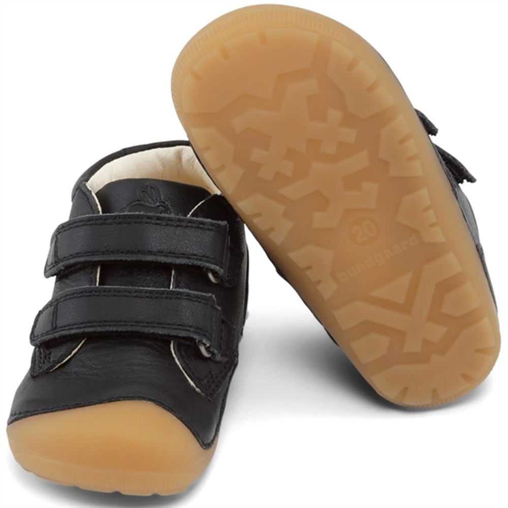 Begyndersko Petit Velcro Black Gum - Bundgaard