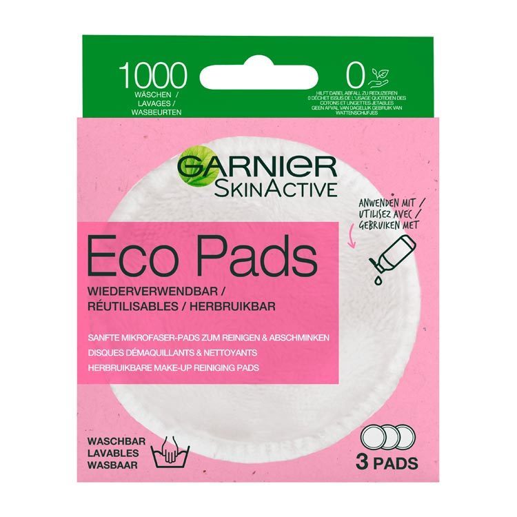 Garnier Skinactive Eco Pads Wasbaar 3 stuks
