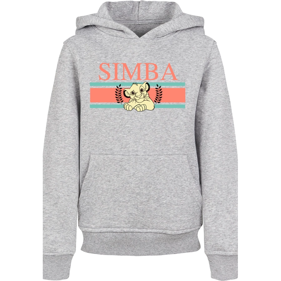 F4NT4STIC Hoodie  König der Löwen Simba Stripes heather grey