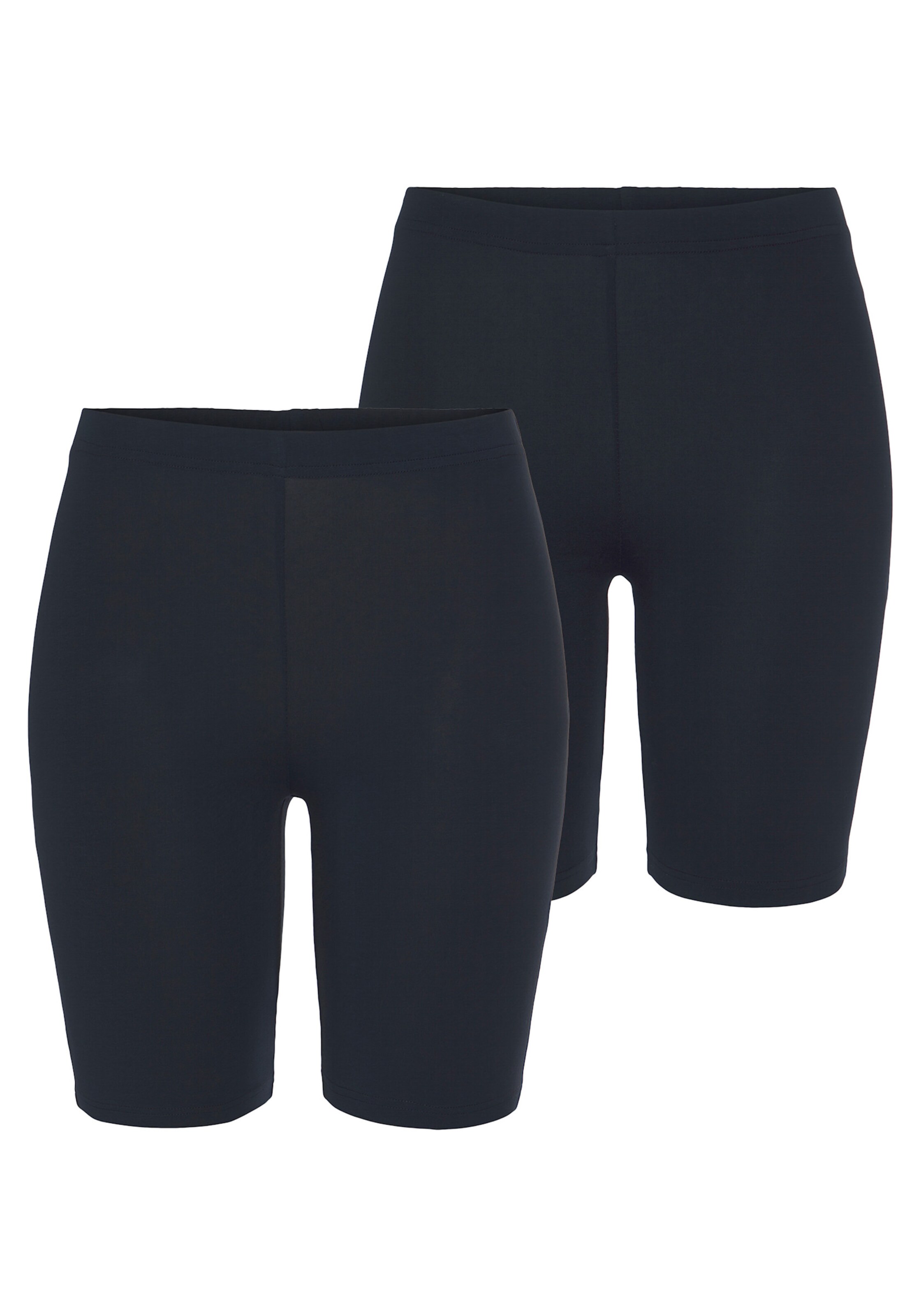 Radlerhose in 1x marine, 1x schwarz