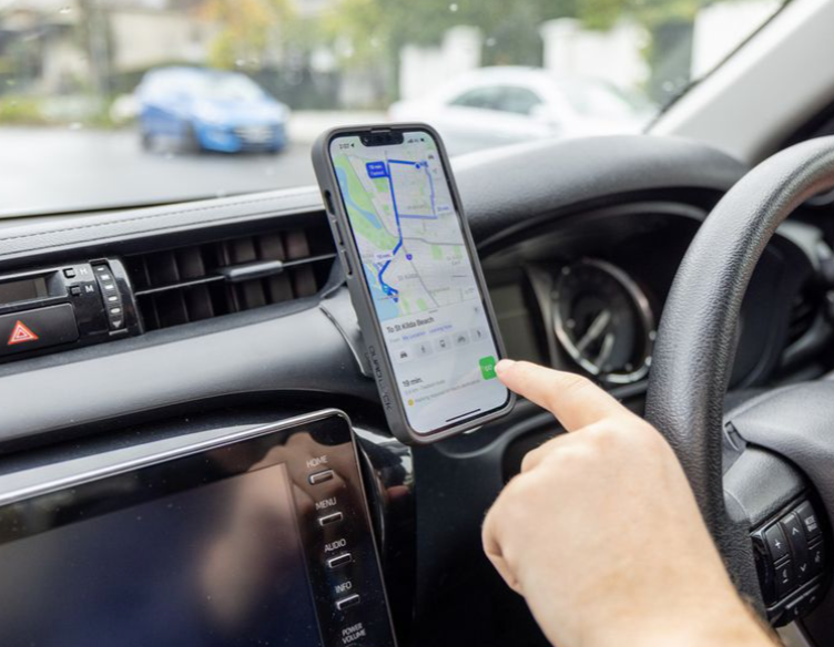 Adhesive Car Mount Selbstklebende Auto KFZ Smartphone Halterung für Dashboard Armaturenbrett (QLM-DCM) - Schwarz
