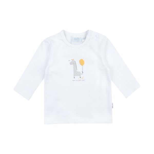 Feetje Giraffe T-Shirt Lange Mouwen Wit Mt. 44