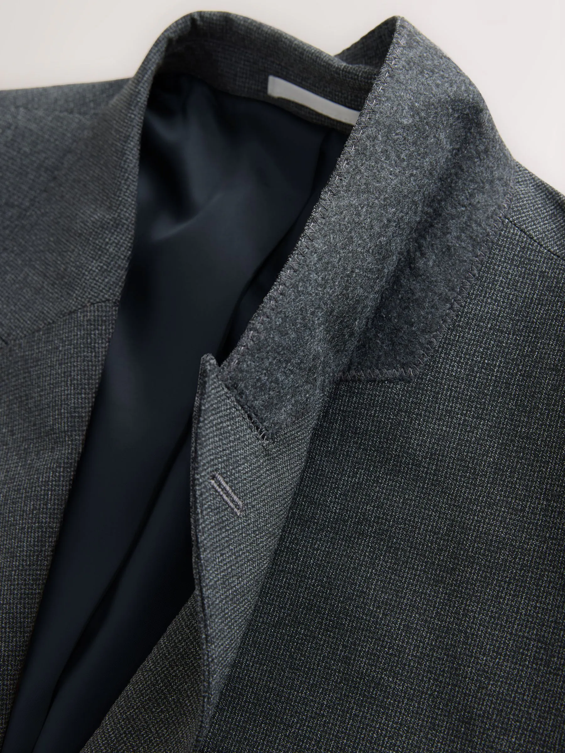 Grijs - Texture Motionflex Stretch Suit Jacket