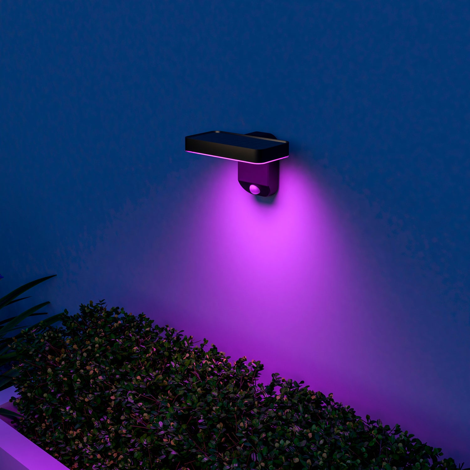 Calex solar wandlamp zwart 12,8 x 18 x 12 cm