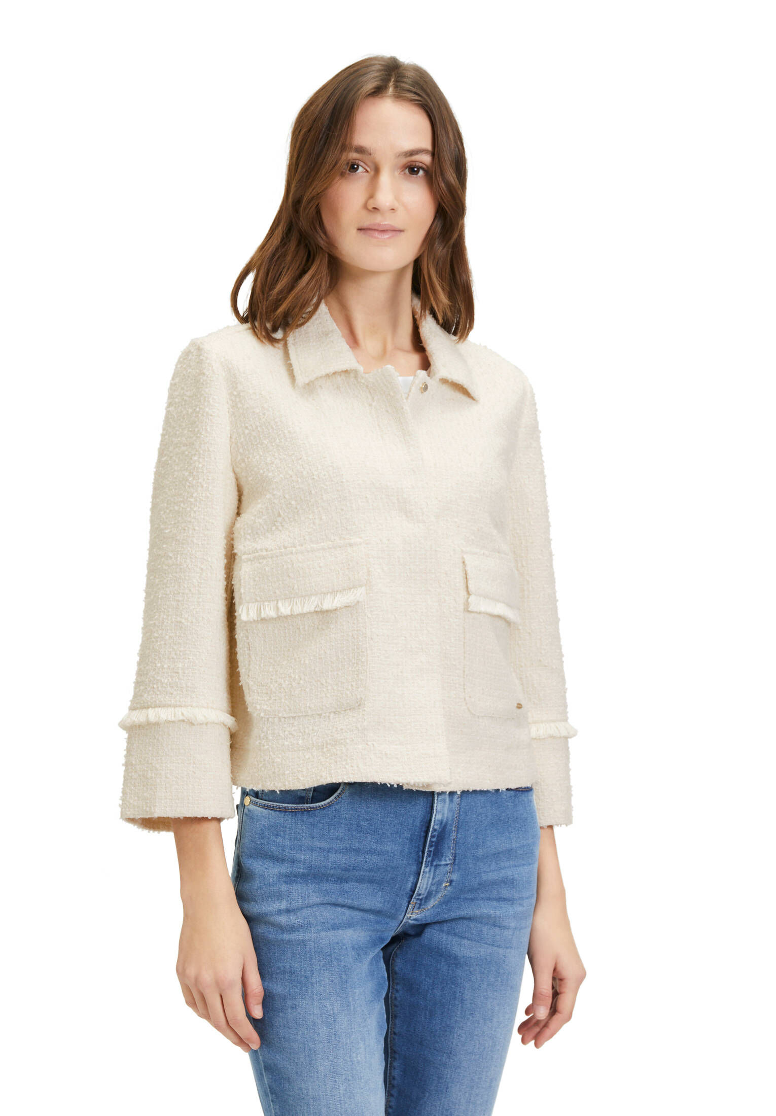 Betty & Co| Damen Blazer-Jacke mit Knöpfen