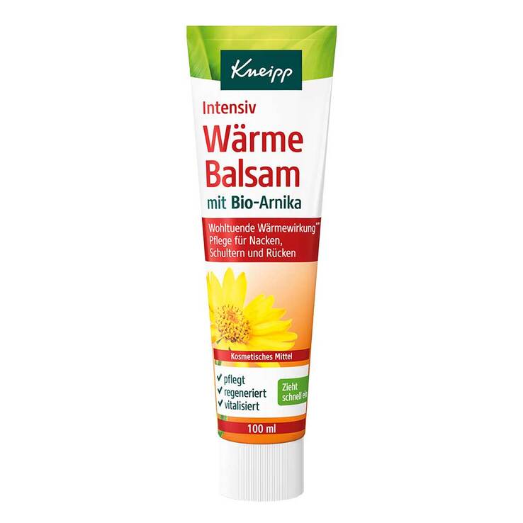 Kneipp Intensiv Wärme Balsam mit Bio-Arnika, 100 ml