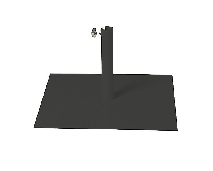 Pied de parasol FLAT acier laqué anthracite