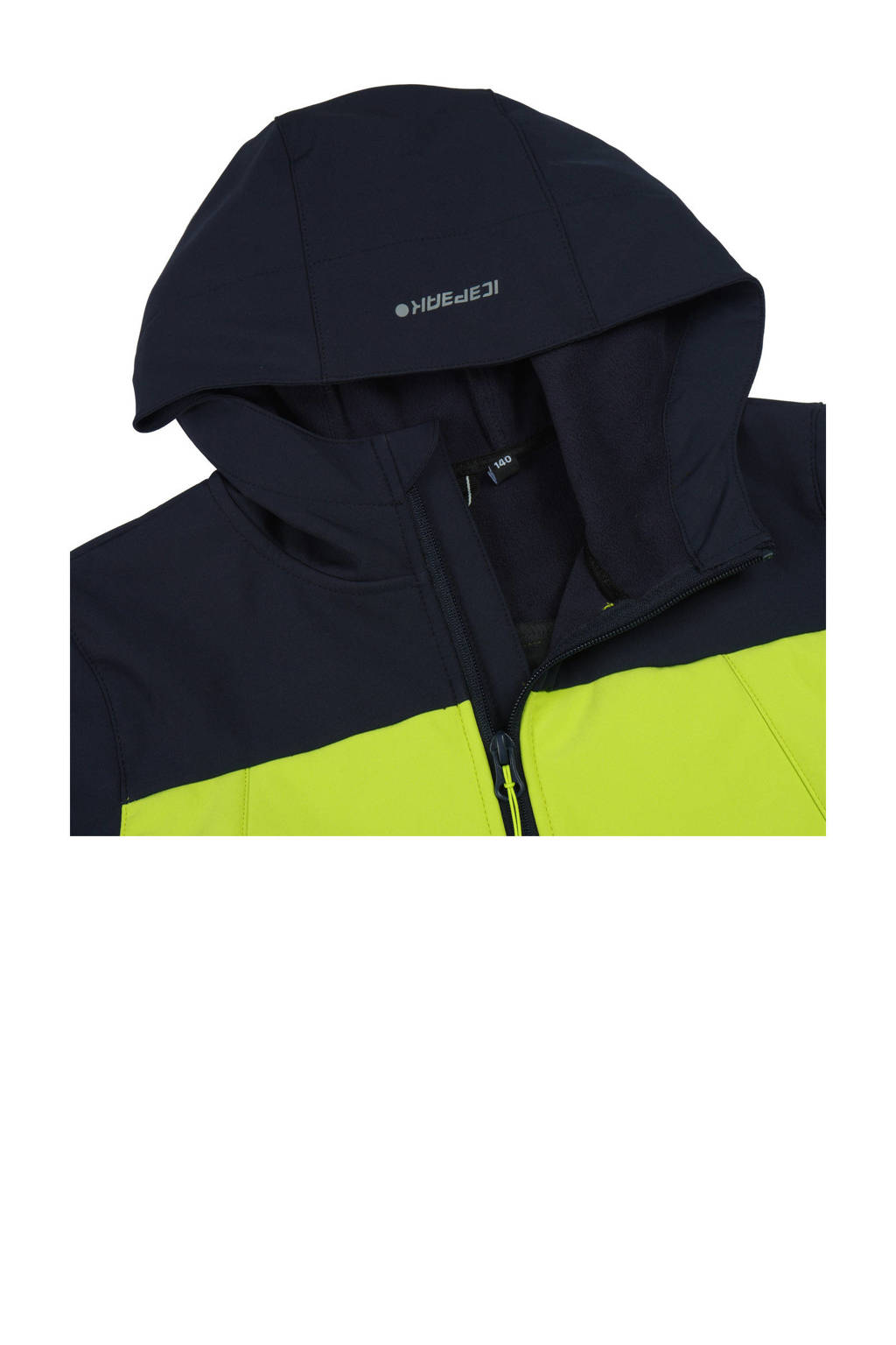 Icepeak softshelljas Konan jr groen/zwart