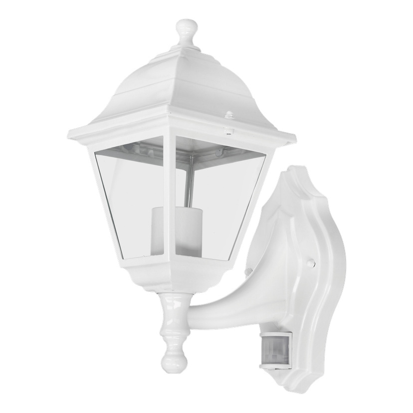 Vegglampe med bevegelsessensor IP44 E27