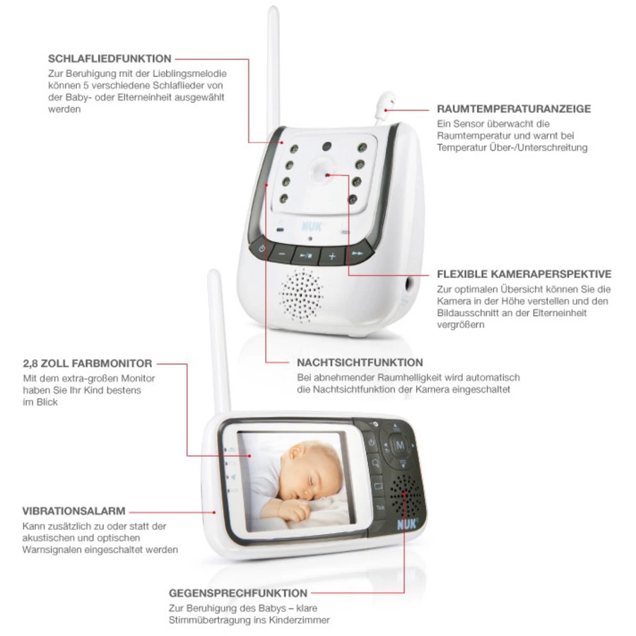 NUK Babyphone Eco Control + Video