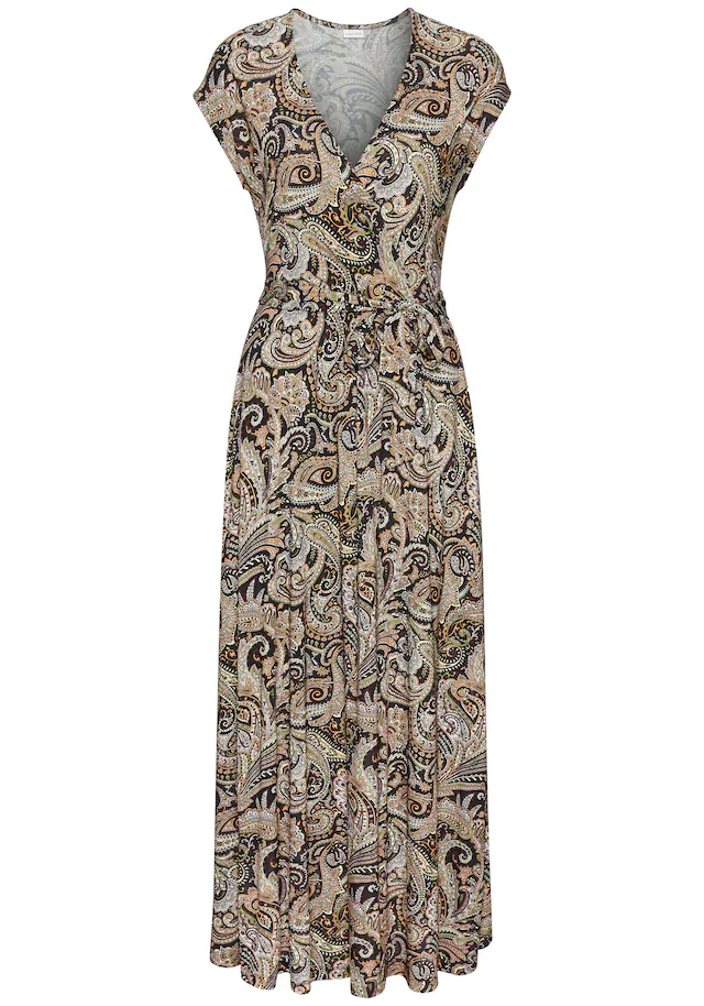 LASCANA Maxikleid mit Paisleydruck, weiche Viskoseware