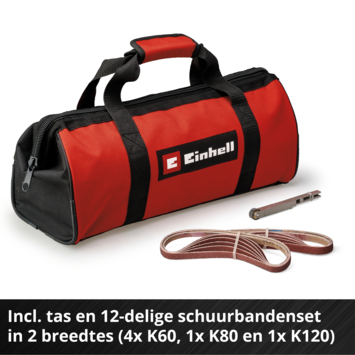 Einhell 18V bandschuurmachine / powerfile TE-BF 18 LI (zonder accu)