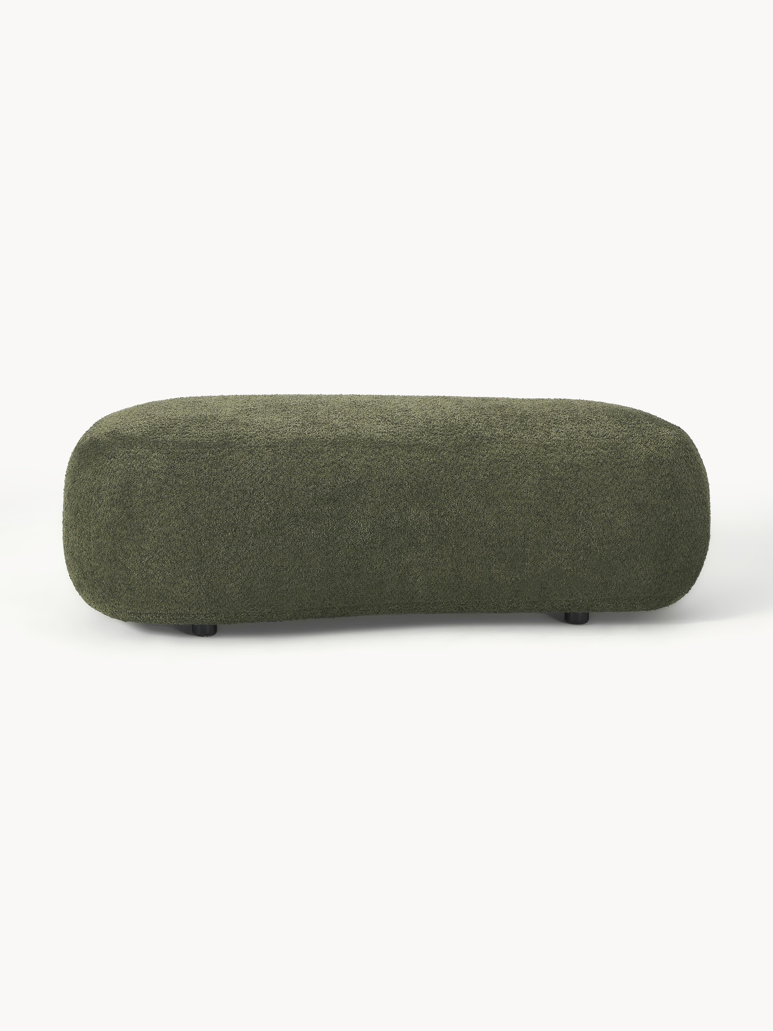 XL poef Alba van teddy bouclé