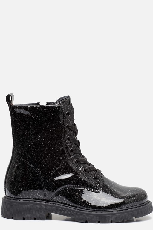 Kipling Ella Veterboots zwart Pu