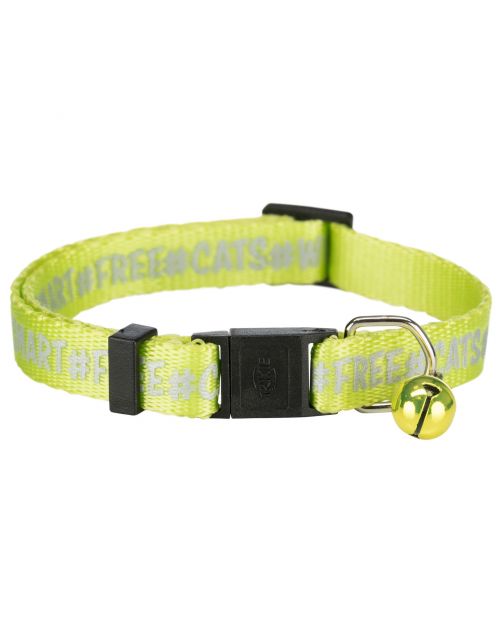 Trixie Halsbandje Reflecterend Katten-\/Pootmotief - Kattenhalsband - Assorti