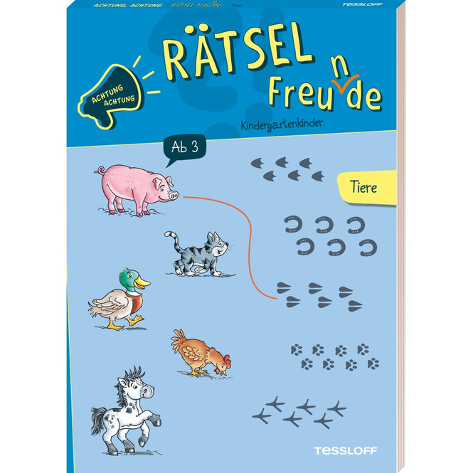 Achtung, Achtung - Rätselfreunde - Kindergartenkinder - Tiere