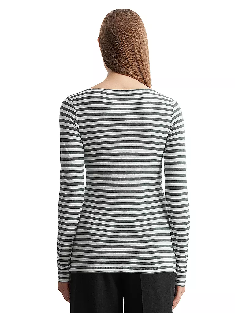 MARC O'POLO Langarmshirt weiss