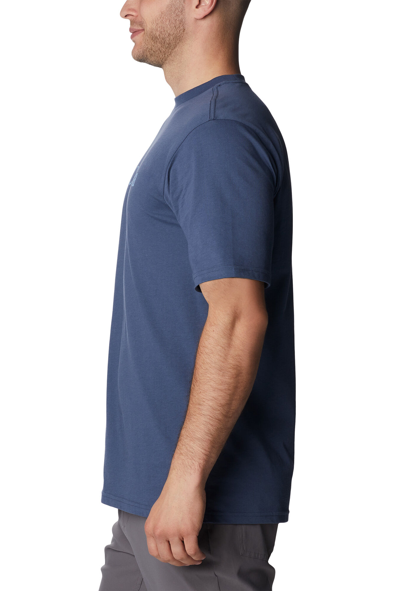 Camiseta masculina de manga curta Columbia com logo básico CSC™ - Azul