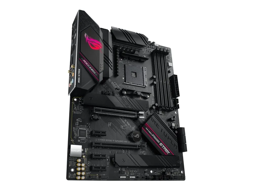 ASUS ROG STRIX B550-F GAMING WIFI II - Bundkort - ATX - Socket AM4 - AMD B550 Chipset - USB-C Gen2, USB 3.2 Gen 1, USB 3.2 Gen 2 - 2.5 Gigabit LAN, Wi-Fi 6, Bluetooth - onboard grafik (CPU påkrævet) - HD Audio (8-kanaler)