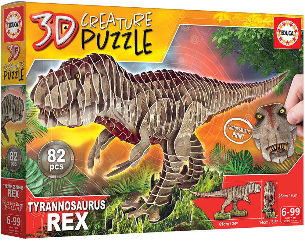 T-REX 3D CREATURE PUZZLE