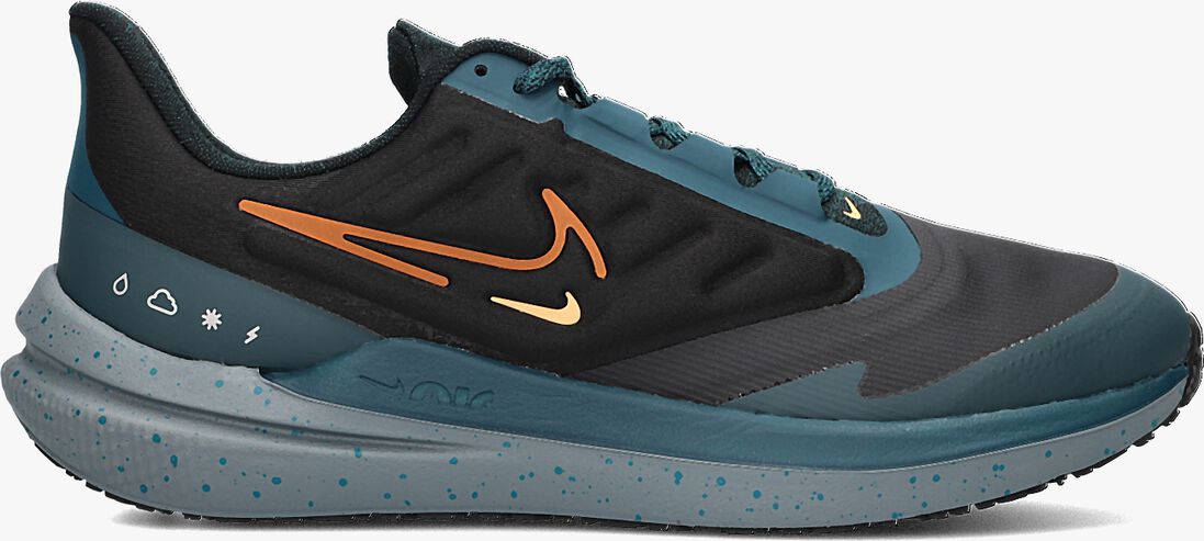 NIKE zwarte nike lage sneakers air winflo shield