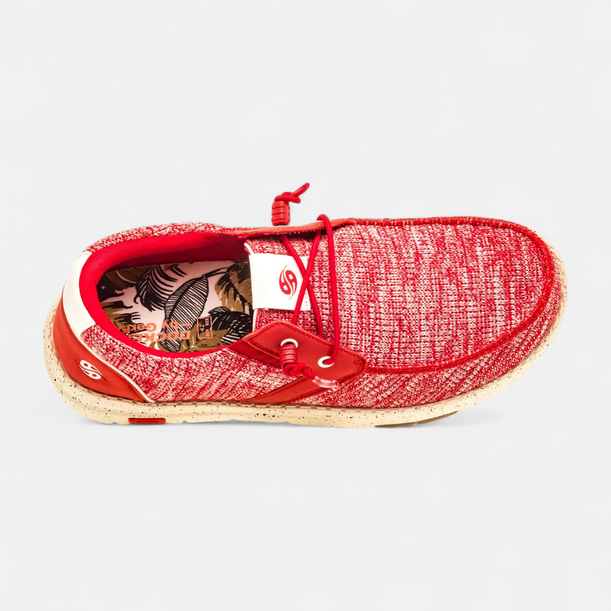 Baskets en toile Homme rouge